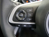 ステアリングスイッチ付き。前方から目を離すことなく操作することが可能です