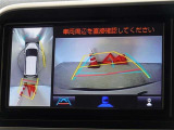バックガイドモニターを装備しています、車庫入れもラクラクです。パノラミックビューモニターを搭載しています、上からの画像も表示されます。