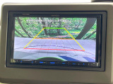 【バックカメラ】駐車時に後方がリアルタイム映像で確認できます。大型商業施設や立体駐車場での駐車時や、夜間のバック時に大活躍!運転スキルに関わらず、今や必須となった装備のひとつです!