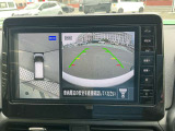 アラウンドビューモニター。上空から見下ろしたような映像が映し出されるので、駐車をスムースに行えます。