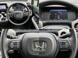 クルーズコントロール、ステアリングリモコンスイッチも付いておりますので運転中の操作も楽々ですよ!