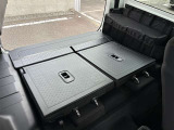 シートが倒せて荷物も楽々