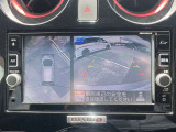 アラウンドビューモニターは4方のカメラで真上から車を見たようにモニターで確認ができる日産の自慢の装備です。是非実際の車で体感してみてください。