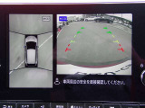 上からの視点で狭い駐車場への駐車などに役立つアラウンドビューモニターです♪