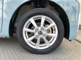 純正14インチアルミ!タイヤサイズは155/65R14です