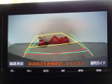 バックガイドモニターを装備しています、車庫入れもラクラクです。