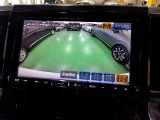 バックカメラの画像です。車庫入れの安心感がアップしますね。