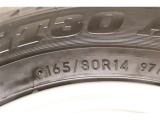 165/80R14    車両装着タイヤサイズです。 タイヤのご相談もトヨタモビリティ石川にお任せください