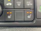 【シートヒーター】スイッチを押すだけで座席がぽかぽかに!車内が温まる前に暖かくなるので快適です。