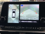 【アラウンドビューモニター】車を上から見下ろしているかのような映像で周囲の状況がひと目で確認、狭い駐車場に駐車するときも安心です♪