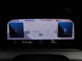 デジタルメータークラスター【Digital Cockpit Pro】付き車両。メーター内にナビゲーションが表示されます。
