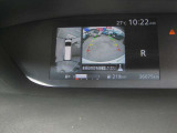 上から見下ろすようにピッタリ駐車、アラウンドビュ-モニタ-!