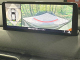 【360&deg;ビューモニター】専用のカメラにより、上から見下ろしたような視点で360度クルマの周囲を確認することができます☆死角部分も確認しやすく、狭い場所での切り返しや駐車もスムーズに行えます。