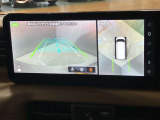 【アラウンドビューモニター】車を上から見下ろしているかのような映像で周囲の状況がひと目で確認、狭い駐車場に駐車するときも安心です♪♪障害物などがあると警告音がなりますので安心して駐車が出来ます★
