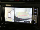 パノラミックビューモニターを装備。クルマを真上から見るように周囲を確認できます。