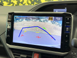 【バックカメラ】駐車時に後方がリアルタイム映像で確認できます。大型商業施設や立体駐車場での駐車時や、夜間のバック時に大活躍!運転スキルに関わらず、今や必須となった装備のひとつです!