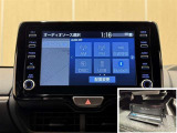Bluetooth対応、CD/DVD再生機能付き。お好きな音楽を聴きながらのドライブは楽しいですよね〜♪