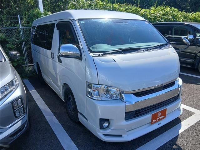 ハイエースバン 2.8 スーパーGL ワイド ロング ミドルルーフ  ディーゼル 9インチナ...