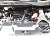 自慢のエンジンはパワードbyHONDAです。精度とバランスにこだわって、低回転からスムースなパワーを発揮します。