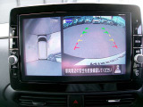 アラウンドビューモニター!空から見下ろしているかのような映像を映し出します。駐車時には安心ですよね♪