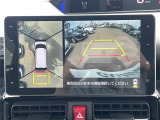 【パノラマモニター】クルマを真上から見下ろした視点で駐車をサポートします!死角からの障害物にいち早く気が付くことができます。