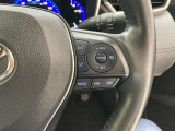 前方の車との車間を設定し、スピードを上げたり緩めたりを自動で行ってくれる追尾式の「レーダークルーズ」。上級装備の一つです!高級車にしかつかない嬉しい機能です。