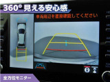 フロントモニター・サイドモニター・バックモニターを使用し、車を上から見たような映像で駐車が出来ます!