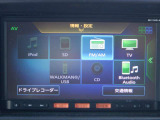 メモリ-ナビ(SD方式):CD・Bluetooth再生機能付なので、好きな音楽を聴きながら楽しいドライブガ可能です♪またフルセグTVチュ-ナ-内蔵ですので高画質にてTVの視聴も可能です!