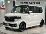全国納車可 第三者機関証明書付 H SENSING 新車保証 試乗車 ワンオーナー ナビLXU-242NBi TV Rカメラ CD録音 DVD装備のN-BOXカスタム ターボコーディネートスタイル入庫