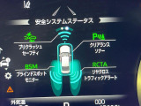 【プリクラッシュセーフティ】前方の車両等を検知し、衝突しそうな時は警報で注意を促し、ブレーキを踏む力をサポート。ブレーキを踏めなかった場合は衝突被害軽減ブレーキが作動、衝突回避をサポートします。