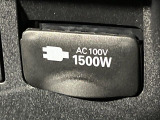 【1500Wアクセサリーコンセント】消費電力1500Wまでの家電が使えます。キャンプやスポーツ・アウトドアでのアクティビティはもちろん、災害・停電の際に大活躍♪