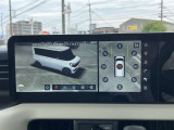 アラウンドビューモニターです☆車の前後左右にカメラがついており駐車時には上から車を見たような画面が見れますので、4方向の状況を確認することができる便利な機能です☆