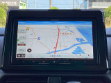 9インチナビを搭載しております。大画面で視認性が良いので扱いやすいです。
