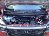 Hondaの技術が詰まったエンジンルーム♪エンジンルーム室内ともにルームクリーニング済みで清潔です!快適なドライブをお楽しみください。
