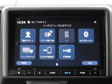 ★ホーム画面★オーディオ設定・Bluetooth接続設定はこちらの画面から。よく使う検索項目をメニューに追加するなどカスタマイズでき、目的地設定がよりスムーズになります!