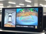 【パノラマモニター】専用のカメラにより、上から見下ろしたような視点で360度クルマの周囲を確認することができます☆死角部分も確認しやすく、狭い場所での切り返しや駐車もスムーズに行えます。