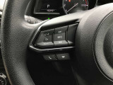 ハンドル左のスイッチでははオーディオ音量のコントロールやインフォメーションの切り替えが出来ます