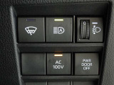 非常時やキャンプなどに役立つAC100Vコンセント付きです。