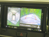 【アラウンドビューモニター】専用のカメラにより、上から見下ろしたような視点で360度クルマの周囲を確認することができます☆死角部分も確認しやすく、狭い場所での切り返しや駐車もスムーズに行えます。