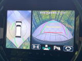 【全方位モニター用カメラ】専用のカメラにより、上から見下ろしたような視点で360度クルマの周囲を確認することができます☆死角部分も確認しやすく、狭い場所での切り返しや駐車もスムーズに行えます。