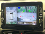 【アラウンドビューモニター】専用のカメラにより、上から見下ろしたような視点で360度クルマの周囲を確認することができます☆死角部分も確認しやすく、狭い場所での切り返しや駐車もスムーズに行えます。