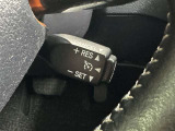 クルーズコントロール機能が付いています。 速度を設定するとアクセルを踏まなくても一定の速度で走ることができます。  高速道路ではとても便利な装置なんです。
