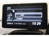 純正センターディスプレイが装備されています!オーディオソース BluetoothAudio USB