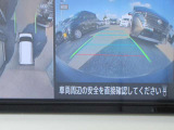 〔MOD付アラウンドビュー〕自車を上から見下ろす様な映像が映し出される全周囲型アラウンドビューモニターには移動物検知も付いており車庫入れも安心楽々ですね!