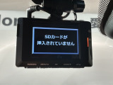 万が一の事故のときもドライブレコーダーがあると安心です。ご利用になる場合は個人情報保護の観点より新品の対応SDカードをお求め下さい。