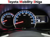 昼間でもくっきり見やすい、高質感メーターです。