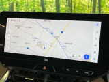 【12.3インチワイドナビ】高級感とインパクトのある大型ワイドナビを装備。各種オーディオ操作はもちろん、横長ワイド画面でのマップ2分割表示など、利便性も高いナビです♪