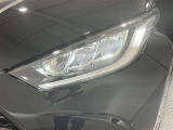明るいLEDヘッドライトで夜間の走行も安心です!