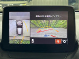 【360&deg;ビューモニター】専用のカメラにより、上から見下ろしたような視点で360度クルマの周囲を確認することができます☆死角部分も確認しやすく、狭い場所での切り返しや駐車もスムーズに行えます。