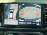 360&deg;周りがチェックできるアラウンドビューモニターをミラーに映すことができます